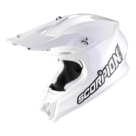 Kask motocyklowy SCORPION VX 16 EVO AIR SOLID WHITE/WHITE biały