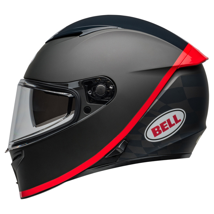 Kask motocyklowy BELL Lithium Mips Hrtlck czarny matowy/czarny połysk/czerwony