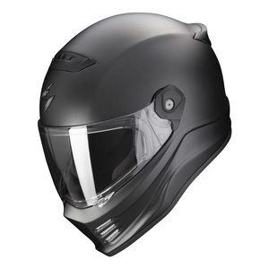 Kask motocyklowy SCORPION COVERT FX SOLID BLACK MATT czarny mat