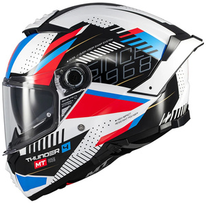 Kask motocyklowy MT THUNDER 4 SV LUMINENCE BLACK/WHITE/BLUE