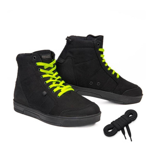 Buty motocyklowe miejskie OZONE TOWN czarne żółte fluo