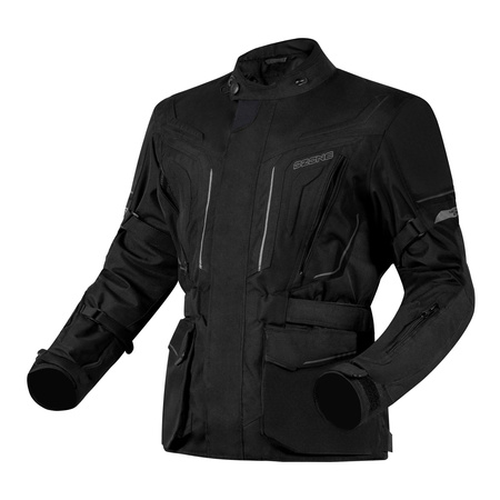 Kurtka motocyklowa tekstylna miejska OZONE SAHARA czarna