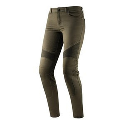 Jeansy motocyklowe damskie Rebelhorn VANDAL TWILL oliwkowy