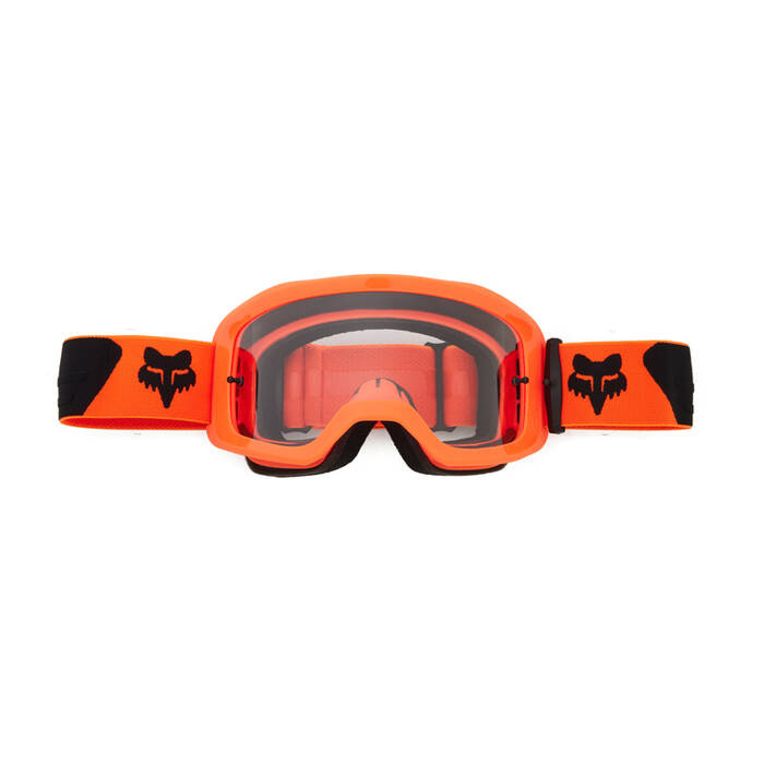 Gogle dziecięce motocyklowe cross offroad mtb FOX Main Core Fluo pomarańczowy Junior