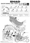 Stelaż kufra bocznego 3P motocyklowego SHAD do Ducati Diavel