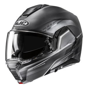 Kask motocyklowy szczękowy HJC I100 Sysma szary