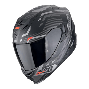 Kask motocyklowy SCORPION EXO-520 EVO AIR RANKA BLACK/SILVER/RED czarny srebrny czerwony