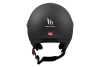 Kask motocyklowy MT STREET S SOLID MATT BLACK czarny mat