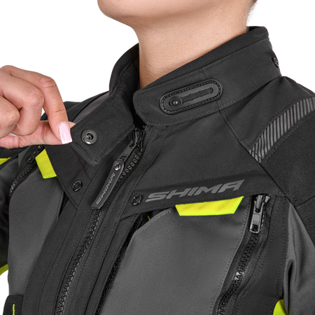 Damska kurtka motocyklowa tekstylna Shima HERO 2.0 fluo