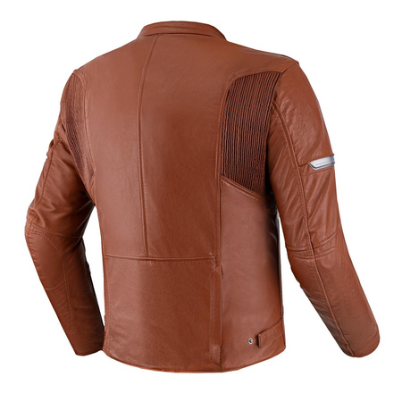 Kurtka motocyklowa skórzana Shima HUNTER+ 2.0 jasny brązowy