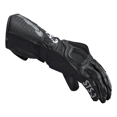 Rękawice motocyklowe SPIDI STS-3 BLACK czarny
