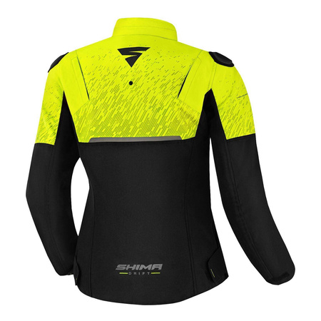 Damska kurtka motocyklowa tekstylna miejska Shima DRIFT fluo