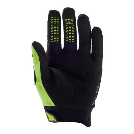 Rękawice motocyklowe rowerowe dla dzieci cross offroad mtb FOX Dirtpaw Fluo żółty Junior