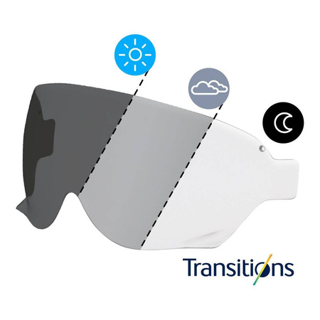 Szyba/wizjer motocyklowy do kasku SHOEI JO/Ex-Zero (CJ-3) Fotochrom Photochromic dzień noc