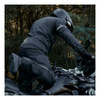 Spodnie przeciwdeszczowe motocyklowe Rebelhorn OCEAN czarny unisex