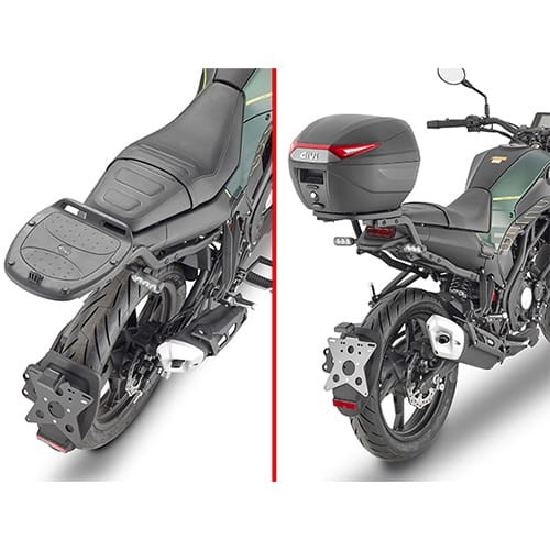 GIVI STELAŻ KUFRA CENTRALNEGO MONOLOCK (BEZ PŁYTY) - BENELLI Leoncino 125 (22) - motocyklowe akcesoria