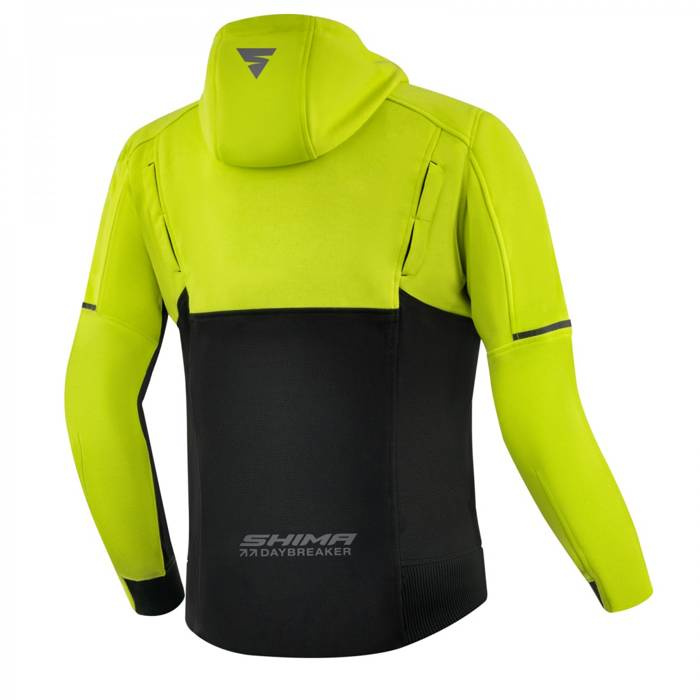 Kurtka motocyklowa tekstylna miejska Shima DAYBREAKER fluo