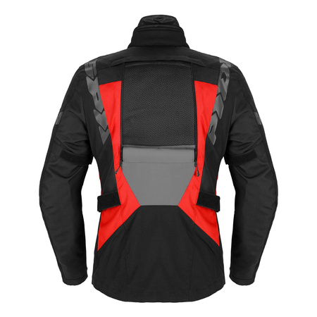 Kurtka motocyklowa damska SPIDI 4 SEASON EVO LADY RED szary czarny czerwony