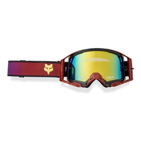Gogle motocyklowe FOX AIRSPACE SPARK DRIP RUST bordowy