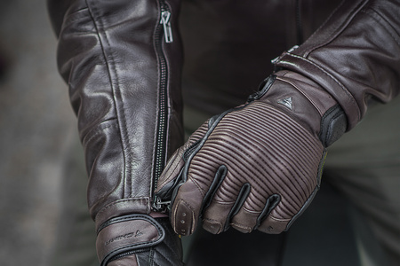 Rękawice motocyklowe miejskie Shima BLAKE GLOVES brązowy