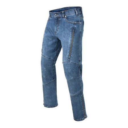 Jeansy motocyklowe Rebelhorn HAWK III Regular Fit niebieski