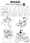 Stelaż kufra tylnego motocyklowego SHAD do Honda Goldwing F6B 2018
