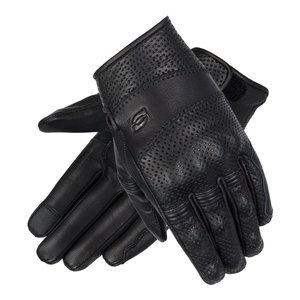 Damskie rękawice motocyklowe miejskie skórzane OZONE STICK CUSTOM II czarne