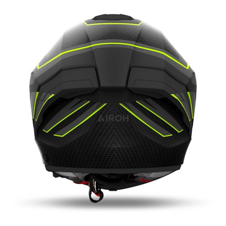 Kask motocyklowy AIROH MATRYX SENTINEL YELLOW MATT żółty fluo szary czarny