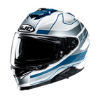 Kask motocyklowy HJC I71 Iorix niebieski/srebrny