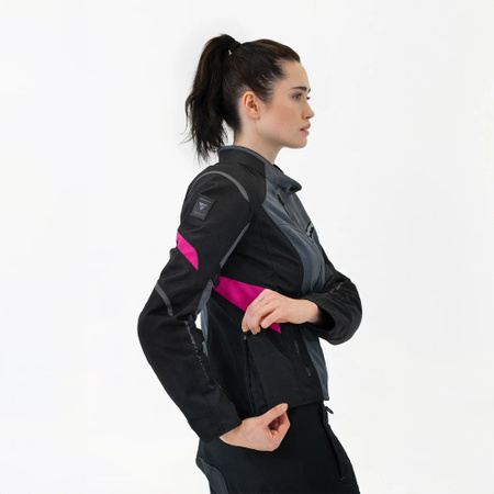 Damska kurtka motocyklowa tekstylna Shima RUSH 2.0 VENT różowy