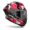 Kask motocyklowy AIROH GP800 MUST RED GLOSS czerwony szary biały czarny