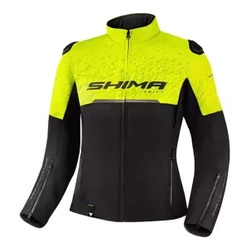 Damska kurtka motocyklowa tekstylna miejska Shima DRIFT fluo
