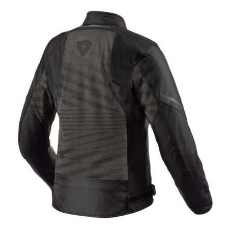 Kurtka motocyklowa tekstylna damska REVIT TORQUE 2 H2O LADY BLACK/ANTHRACITE czarny szary
