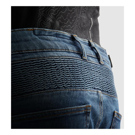 Spodnie jeans REBELHORN VANDAL MONOLAYER WASHED BLUE niebieski