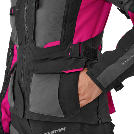 Damska kurtka motocyklowa tekstylna Shima HERO 2.0 różowy