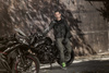 Kurtka motocyklowa tekstylna miejska Shima JET czarny