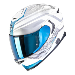 Kask motocyklowy integralny SCORPION EXO-GT SP AIR ARTEN WHITE/BLUE biały niebieski