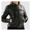 Damska kurtka motocyklowa skórzana Rebelhorn HUNTER II czarny mat