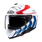 Kask motocyklowy HJC I71 Simo biały/czerwony/niebieski