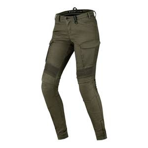 Damskie jeansy motocyklowe Shima GIRO 2.0 khaki
