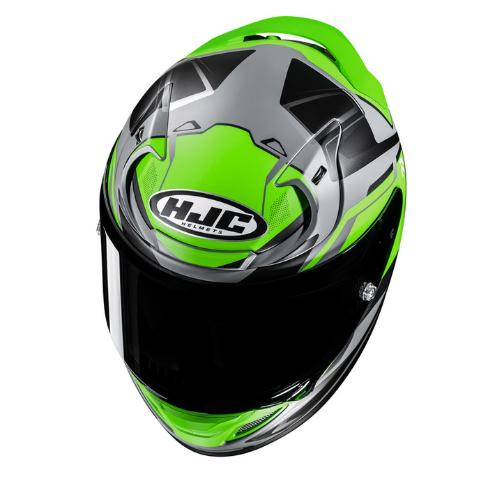 Kask motocyklowy integralny HJC RPHA 12 Brels zielony/szary