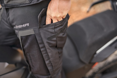 Spodnie motocyklowe tekstylne Shima HERO 2.0 czarny