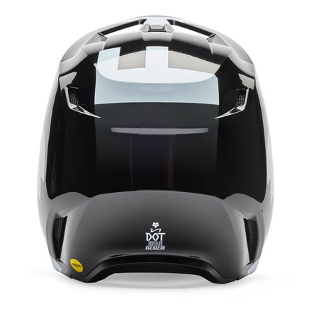 Kask cross dziecięcy FOX JUNIOR V1 SHIELD BLACK czarny