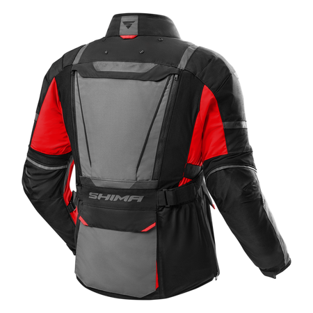 Kurtka motocyklowa tekstylna miejska Shima HERO 2.0 czerwony