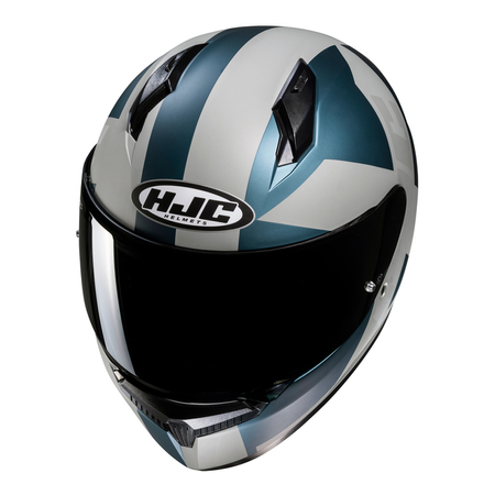 Kask motocyklowy integralny HJC C10 Tez niebieski/srebrny