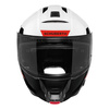 Kask motocyklowy SCHUBERTH C5 ECE ECLIPSE RED biały czarny czerwony