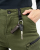Damskie jeansy motocyklowe Shima GIRO 3.0 khaki