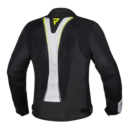 Damska kurtka motocyklowa tekstylna Rebelhorn HIFLOW IV czarny-srebrny