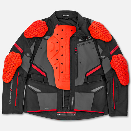 Kurtka motocyklowa SHIMA DUNE RED czarny szary czerwony