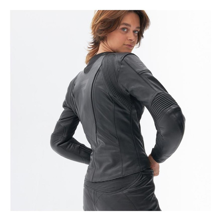 Damska kurtka motocyklowa skórzana Rebelhorn REBEL czarny